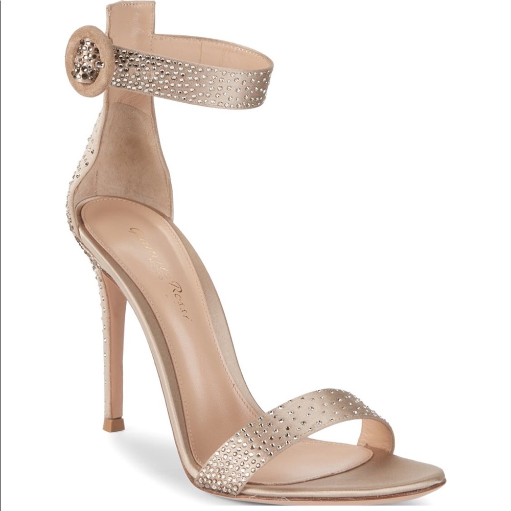 Gianvito Rossi Crystal Sandal Wedding Shoes